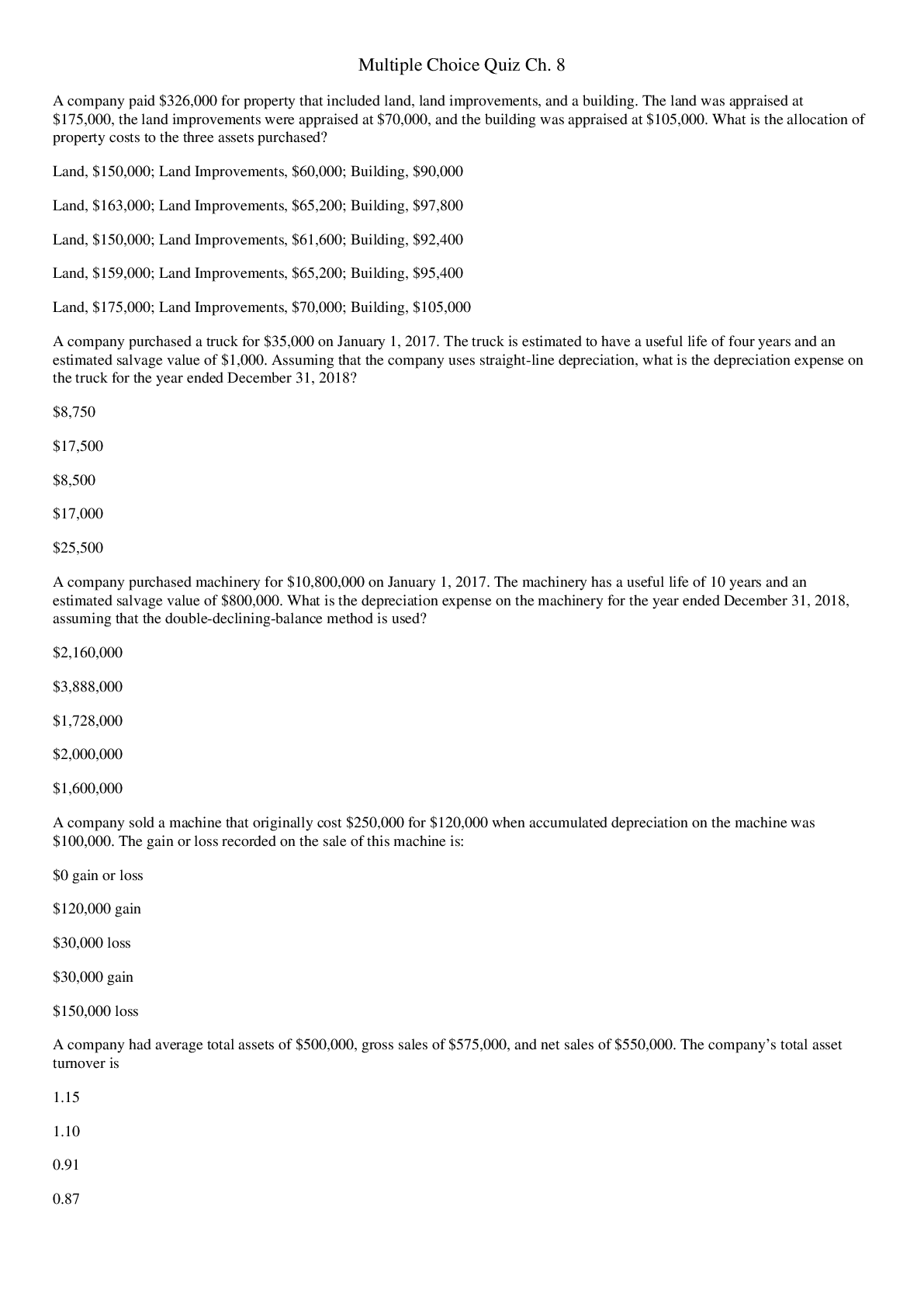 Preview image for ACCT 211 Chapter 8